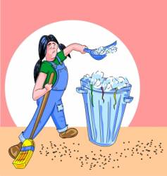 Maid vector image