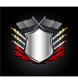 Racing emblem vector image