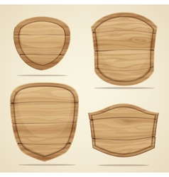 Wood circle isolated Royalty Free Vector Image