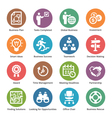 Business Icons Set 3 - Dot Series vector image
