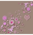 Abstract floral background vector image