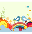 Retro greeting cards vector image