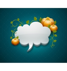 Thanksgiving day card vector image