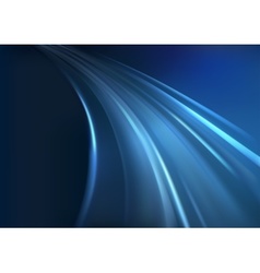 Blue Glowing Rays vector image