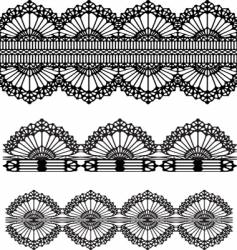 Lace design vector image