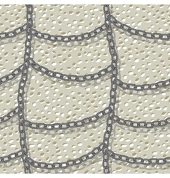 Chain seamless background vector image