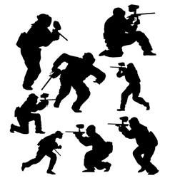 Paintball vector image