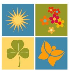 Summer design vector image
