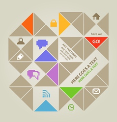 Triangle vector image