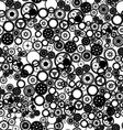 Gear seamless background vector image