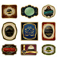 Label frame vector image