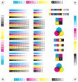 Printing marks vector image