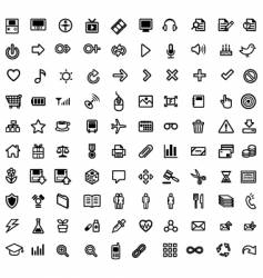 General purpose icons vector image