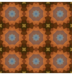 Kaleidoscope abstract colorful vintage pattern vector image