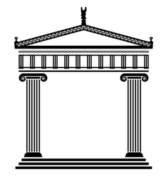 Greek architecture vector image