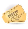 Ticket vector image