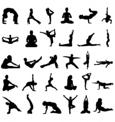 Yoga vector image