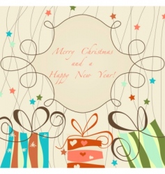 Christmas card Christmas card vector image