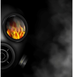 The fire vector image