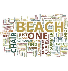 Beach florida inclusive resort text background vector image