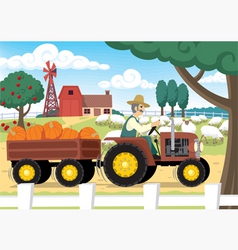 Farm vector image
