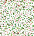 Cute nature seamless texture for your design vector image