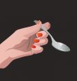 Spoon vector image