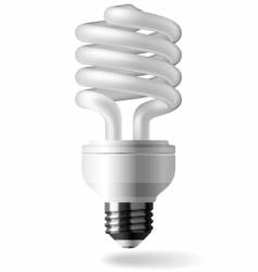 Energy saving light bulb vector image