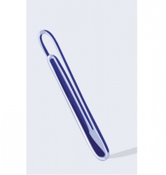 Paper clip vector image