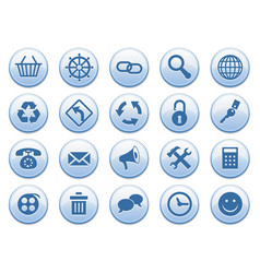 Web icons vector image