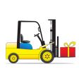 Forklift loader vector image