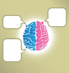 Brain vector image