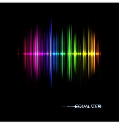 Music equalizer vector image
