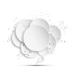 Abstract background of paper speech bubble with Abstract background of paper speech bubble with vector image