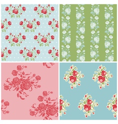 Seamless Floral Background vector image