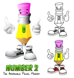 Number 2 Number 2 vector image
