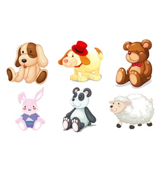 Various toys vector image
