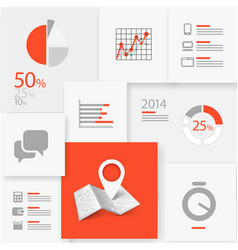 Infographic information board Infographic information board vector image