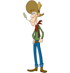 Smiling rancher Smiling rancher vector image