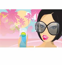 Summer chill vector image