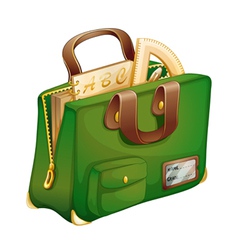 School bag vector image