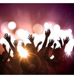 Night party vector image