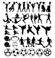 Sport Silhouettes vector image
