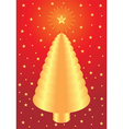 Christmas tree vector image