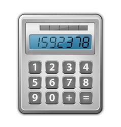 Calculator vector image