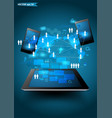 Technology business vector image