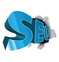 Seo search engine vector image