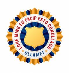 Emblem vector image