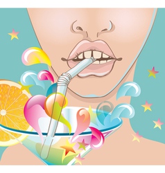 Coctail vector image