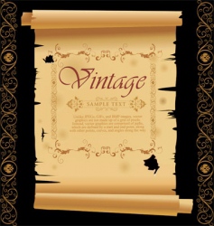 Old paper vector image